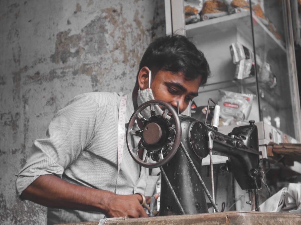 Workshop candid photograph